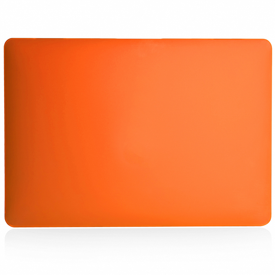 Чехол-накладка Crystal Case для MacBook Pro 14 (M1/M2/M3) 2021-2023 пластиковый матовый оранжевый