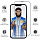 Защитное стекло Blueo 3D AR Anti-reflective (+install) 0.4 мм для iPhone 14 Pro ультра-прозрачное с чёрной рамкой
