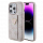 Чехол CG Mobile Guess Grip Stand PU 4G Triangle Diamond Metal Logo для iPhone 15 Pro Max розовый