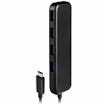 Мульти хаб Rombica Type-C Hub 4 x USB 3.0 чёрный (TC-00020)