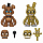 Фигурка Funko Vinyl SNAPS! FNAF Springtrap & Freddy 64924
