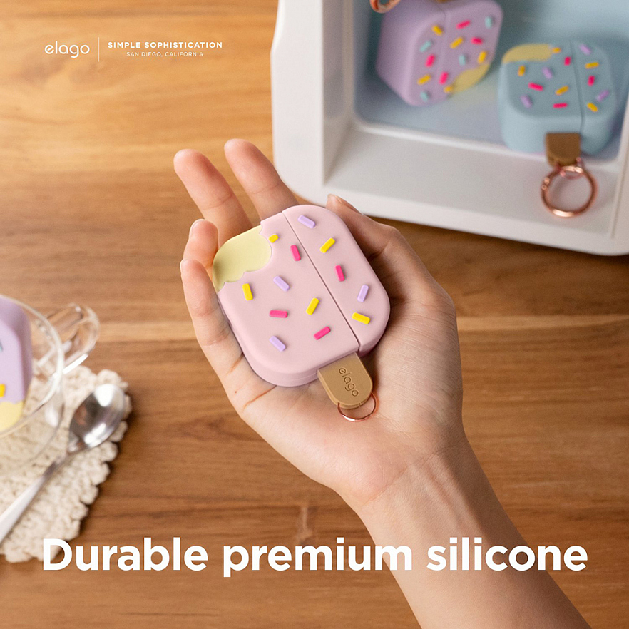 Чехол Elago Ice Cream Case для AirPods 3 розовый (Lovely Pink)