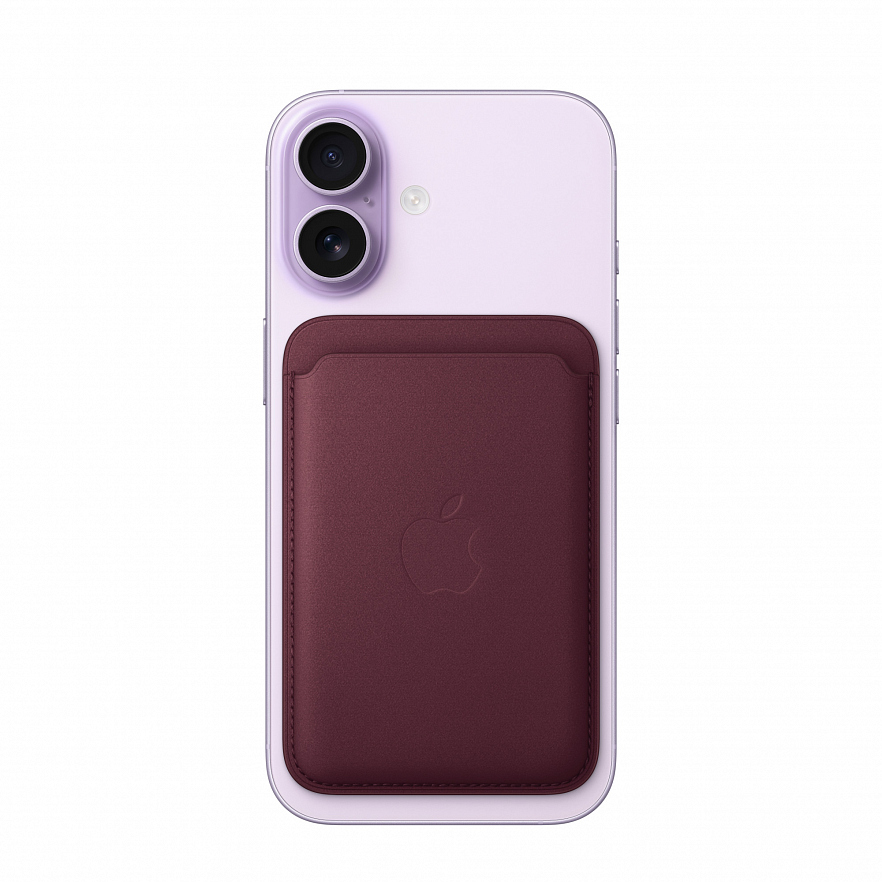 Магнитный картхолдер Apple для iPhone FineWoven Wallet (Magenta)
