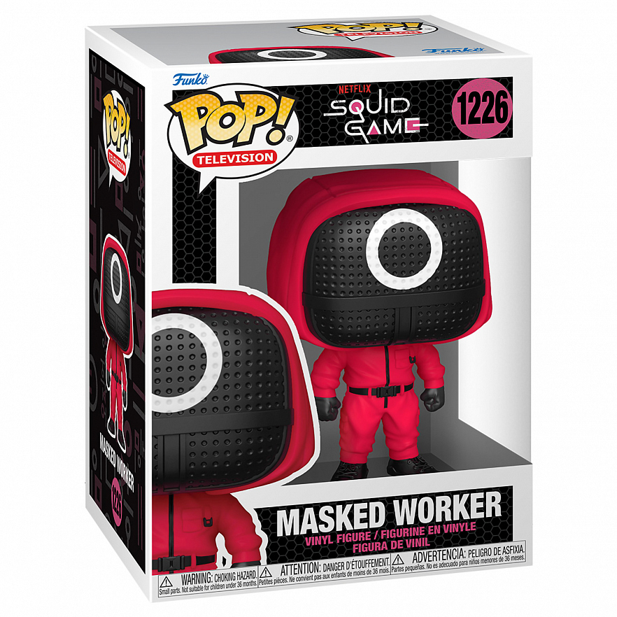 Коллекционная фигурка Funko POP! TV Squid Game Round Masked Worker (1226) 64799