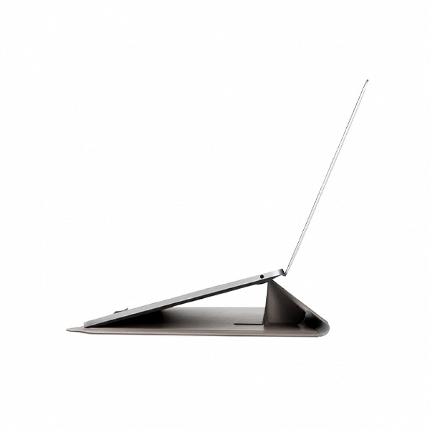 Чехол Uniq Oslo для MacBook Pro 14 (M1/M2, 2021-2023) серый (Stone Grey)