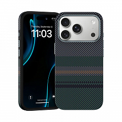 Чехол Benks Aurora ArmorPro Case Kevlar для iPhone 17 Pro Max 6.9" зеленый