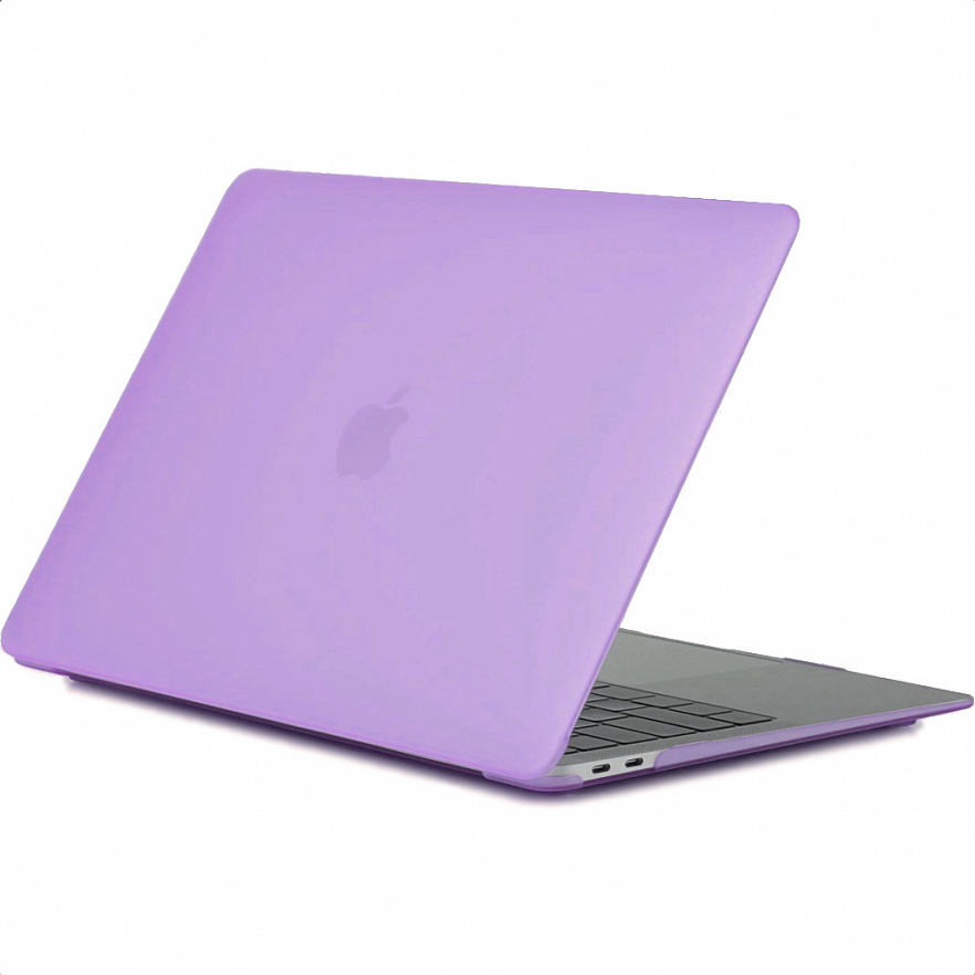 Чехол Crystal Case для MacBook Air 13" (2018-2021) сиреневый