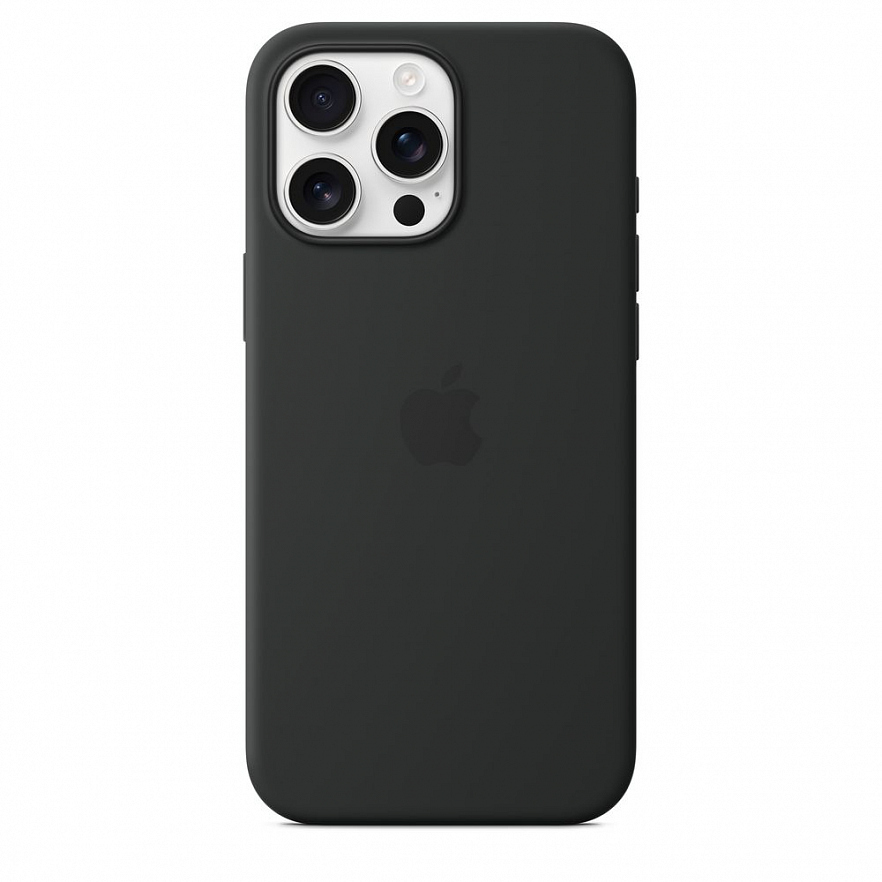 Чехол Apple MagSafe Silicone Case для iPhone 16 Pro Чёрный (Black)