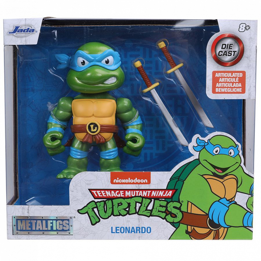 Фигурка Jada Toys Черепашки ниндзя 4" Leonardo