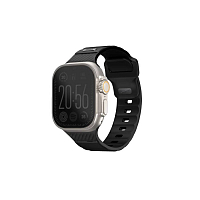 Ремешок Uniq для Apple Watch 49/45/44/42 mm STRIDE FKM Rubber полуночный черный