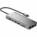Адаптер Alogic Ultra Series USB-C Dock plus Gen 2 PD 100W серый космос