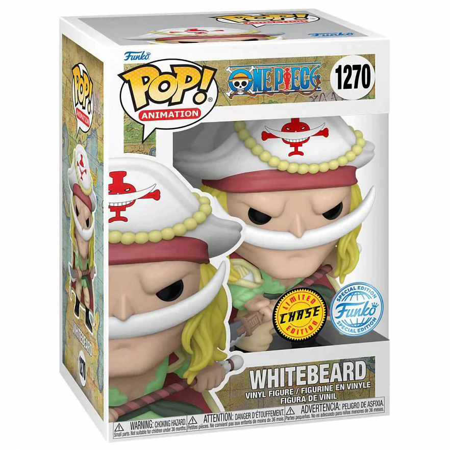 Коллекционная фигурка Funko POP! Animation One Piece Whitebeard w/Chase (Exc) (1270) 62683