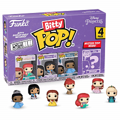 Фигурки Funko Bitty POP! Disney Princess S1 Ariel+Mulan+Teana+Mystery (1 of 4) 4PK 73027