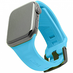 Силиконовый ремешок UAG Scout Silicone Watch Strap для Apple Watch 42/44 мм голубой