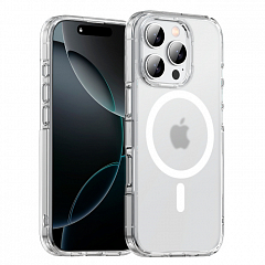 Чехол Guardi Alba Series MagSafe для iPhone 16 Pro Max прозрачный