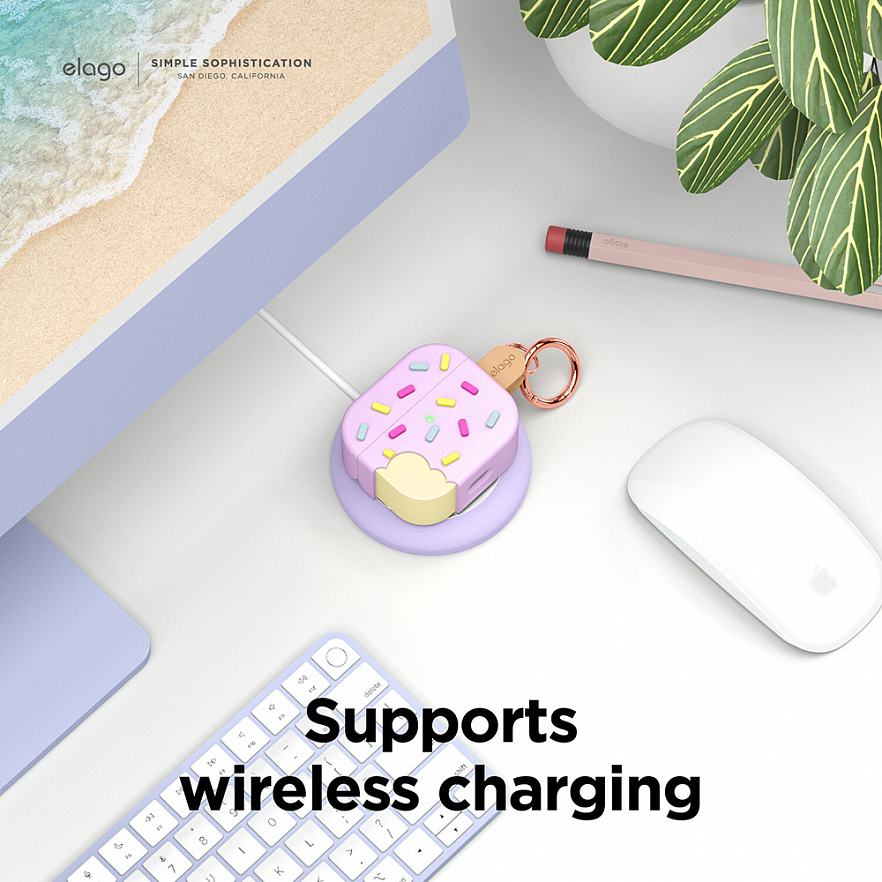 Чехол Elago Ice Cream Case для AirPods 3 лавандовый (Lavender)