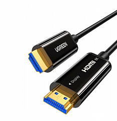Кабель UGREEN HD141 (60312) 8K HDMI Male to Male Fiber Optic Cable - 25 метров черного цвета 