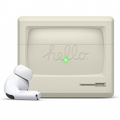 Чехол Elago Retro AW3 Case для AirPods Pro белый