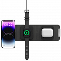 Беспроводное зарядное устройство SwitchEasy Triocharge Portable 3 in 1 Charger чёрное