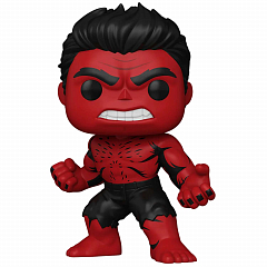 Фигурка Funko POP! Bobble Marvel Captain America BNW Red Hulk (Retro Comic Deco) (Exc)