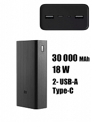 Внешний аккумулятор Xiaomi 18W - 30000mAh