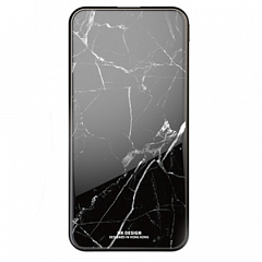 Внешний аккумулятор HK Design Glass Marble BN003 10000 мАч чёрный