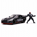 Набор Машинка с Фигуркой Марвел 2.75"+1:24 2008 Dodge Viper SRT10 Веном 31750
