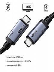 Кабель UGREEN L706 (65383) 240W 80Gbps USB-C - 1м