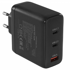 Сетевое зарядное устройство TTEC SmartCharger 120W PD 2xUSB-C+USB-A черный