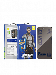 Защитное стекло BlueO Anti-peep для iPhone 17 Pro/17/16 Pro черное
