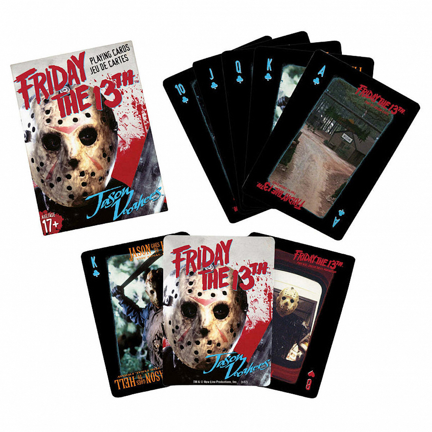 Игральные карты AQUARIUS Friday the 13th Playing Cards Пятница 13-е