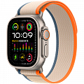 Умные часы Apple Watch Ultra 2 49 мм, GPS, титан, ремешок Trail оранжевый / бежевый