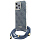 Чехол CG Mobile Guess 4G Printed Crossbody для iPhone 15 Pro Max синий