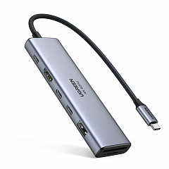 Конвертер UGREEN CM511 (45521) 7-в-1 - 4K@60Hz USB-C на 7 разных устройств