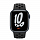 Умные часы Apple Watch Nike Series 7 45 мм, алюминий «Тёмная ночь», спортивный ремешок Nike цвета «Антрацитовый/чёрный»
