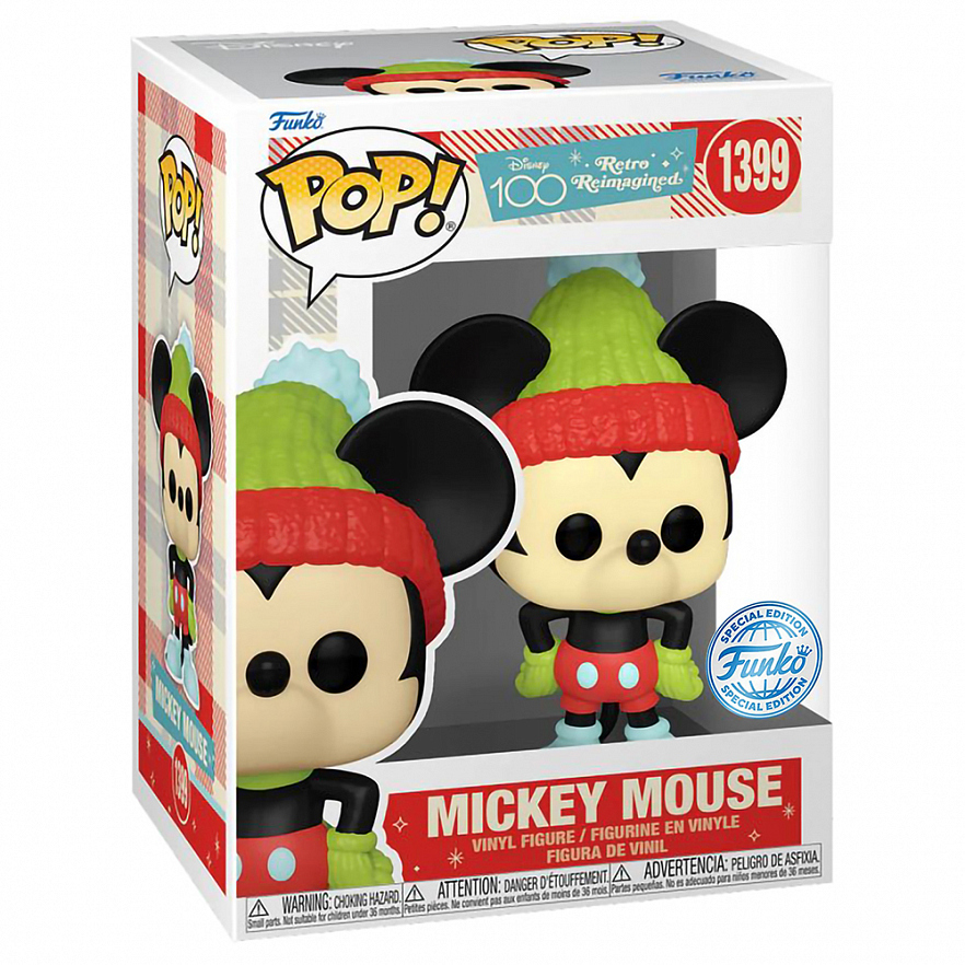 Фигурка Funko POP! Disney D100 Retro Reimagined Mickey Mouse (Exc) (1399) 74480