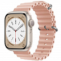 Ремешок EcoSilicone Ocean для Apple Watch 42/44/45/49 мм розовый песок