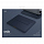 Чехол Uniq Oslo V.2 PU leather Magnetic Laptop sleeve/foldable stand для ноутбуков 14" Navy Blue
