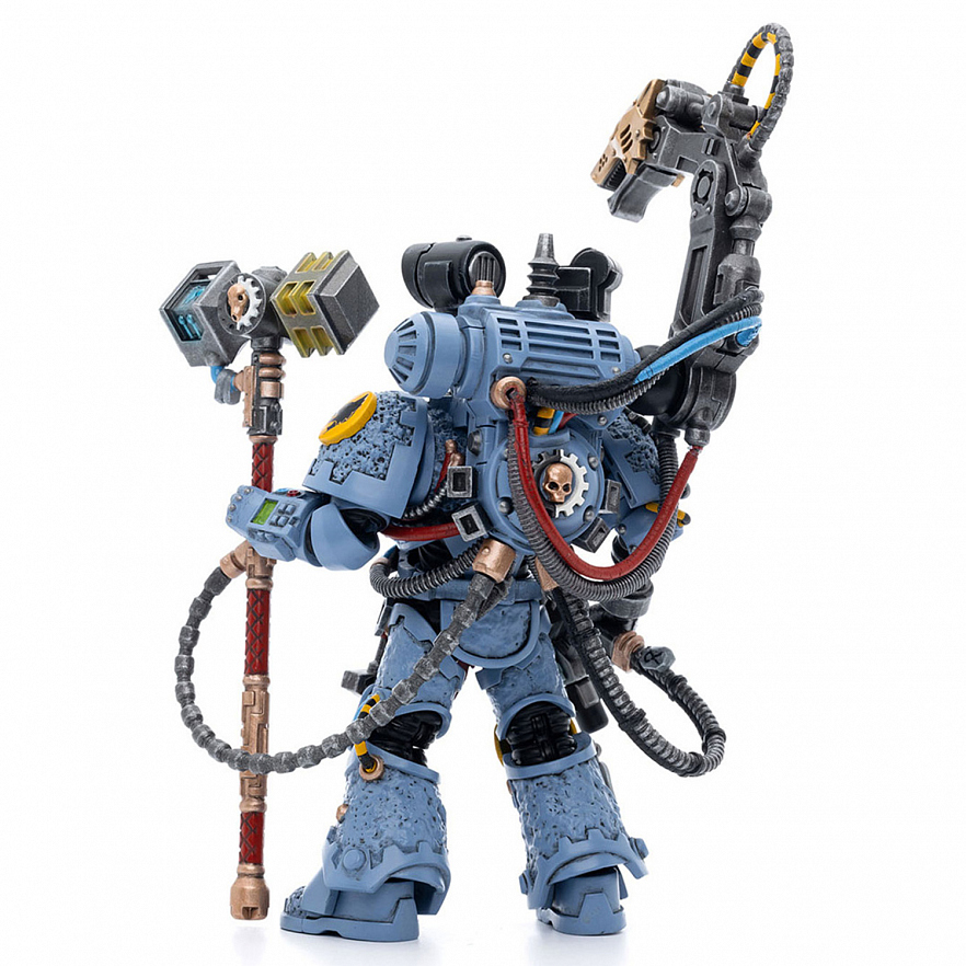 Фигурка Warhammer 40K Space Wolves Iron Priest Jorin Fellhammer 1:18