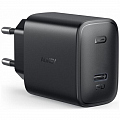 Сетевое зарядное устройство Aukey Swift PD 20W USB-C чёрное (PA-F1S)