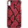Чехол TORIA Exotic Python Hard Limited Edition для iPhone Xs Max красный (Mystery)