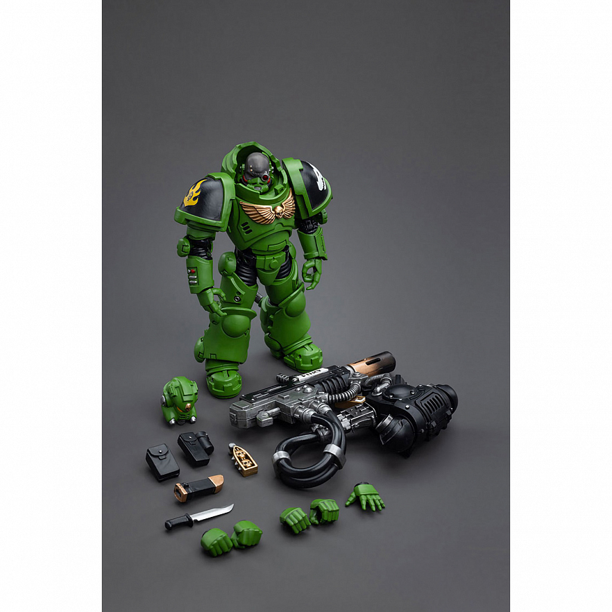 Фигурка Warhammer 40K Salamanders Eradicators Sergeant Bragar 1:18