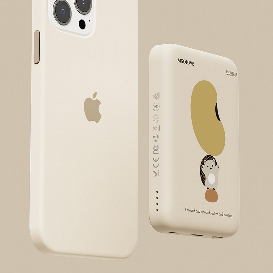 Внешний аккумулятор SOLOVE W12 Magnetic MagSafe 20W 5000 мАч Bean