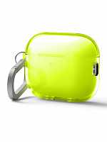 Чехол с карабином Elago Clear Hang для AirPods Pro 3 желтый