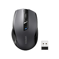 Мышка беспроводная UGREEN MU006 (90545) эргономичная 2.4G 4000DPI чёрная