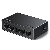 Коммутатор сетевой Ugreen CM833 (35492EU) 5 x RJ45 Gigabit Ethernet Switch чёрный