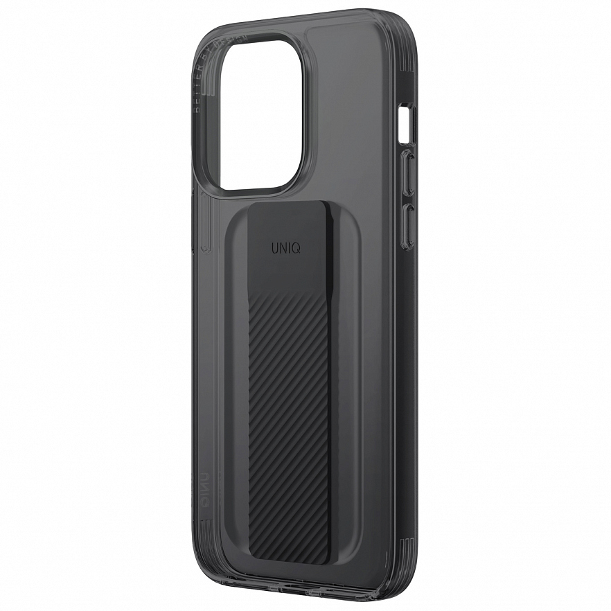 Чехол Uniq Heldro Mount + Band для iPhone 14 Pro Дымчатый (Smoke)