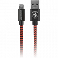 Кабель Ferrari Nylon Lightning MFI (1,5 метра) красный