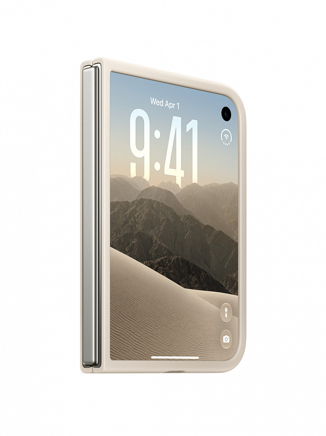 Чехол для iPhone Duo бежевый