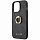 Чехол Guess PU 4G + Ring Hard для iPhone 13 Pro Max серый (GUHCP13X4GMRGR)